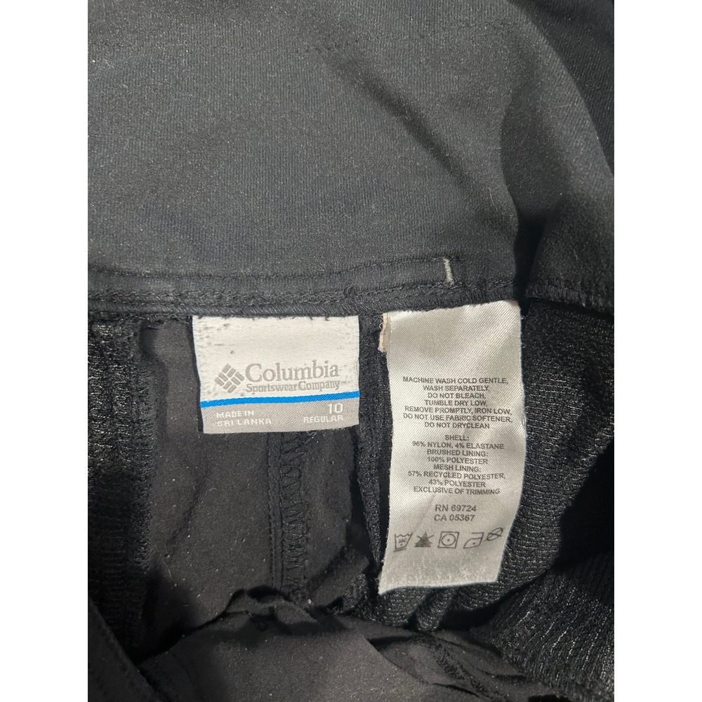 Columbia Omni-Shield Womens Convertible Hiking‎ Pants Black Size 10 Regular - Picture 5 of 6